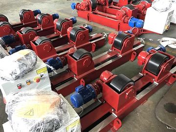 Rubber 10T Lead Screw Conventional Roller Stand Stands, Pressure Vessel Welding Rotator