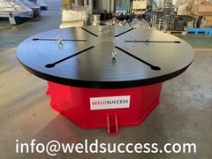 โต๊ะหมุนแนวราบที่มีมุมหมุนที่กําหนดไว้ก่อนผ่าน PLC และการควบคุมจอสัมผัส